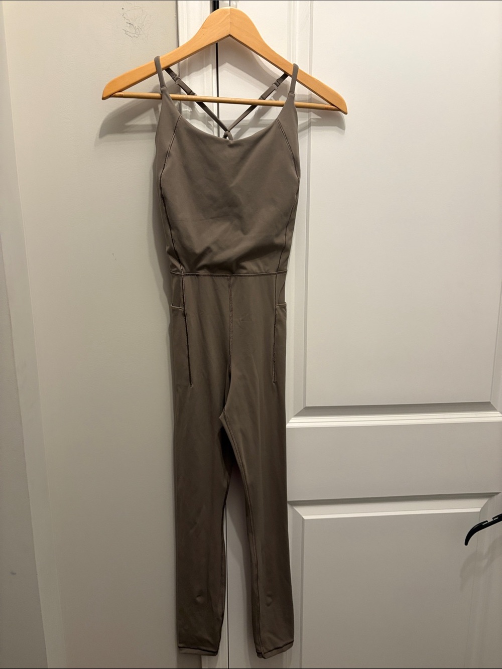 Calia gray/Taupe Strappy pants Jumpsuit